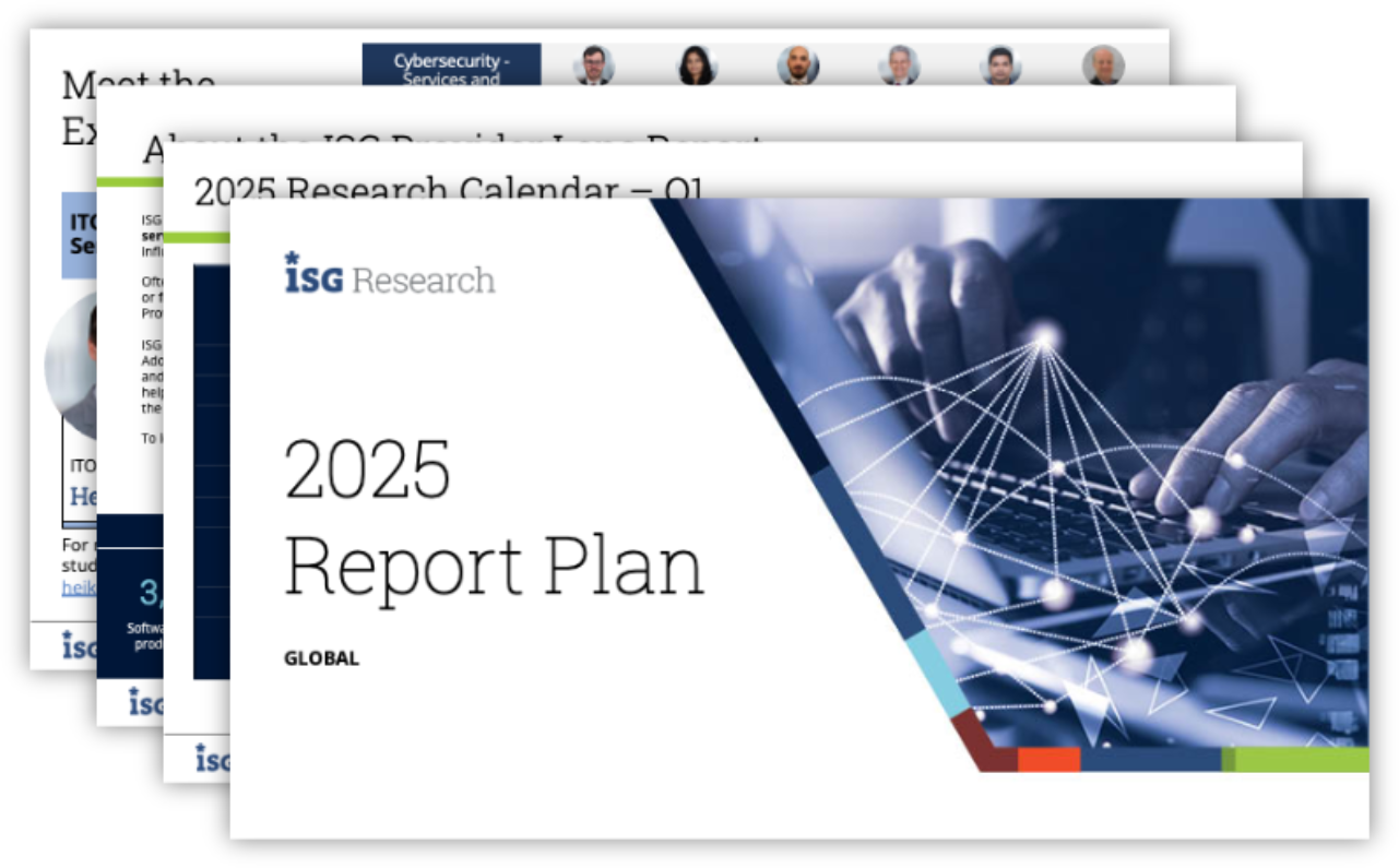 2025 ISG Research Report Plan