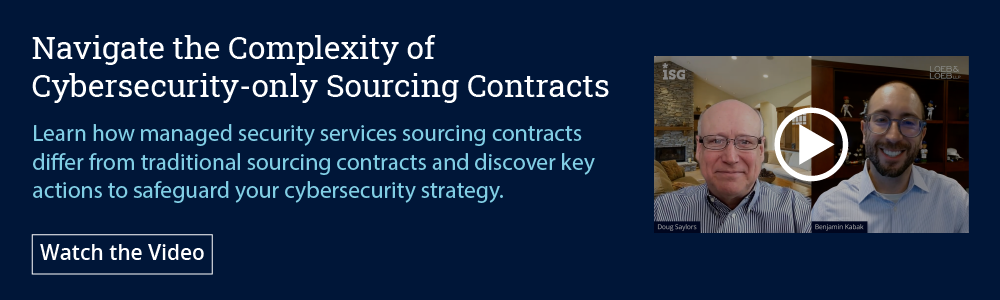 Navigate the Complexity of Cybersecurity Only Sourcing Contracts